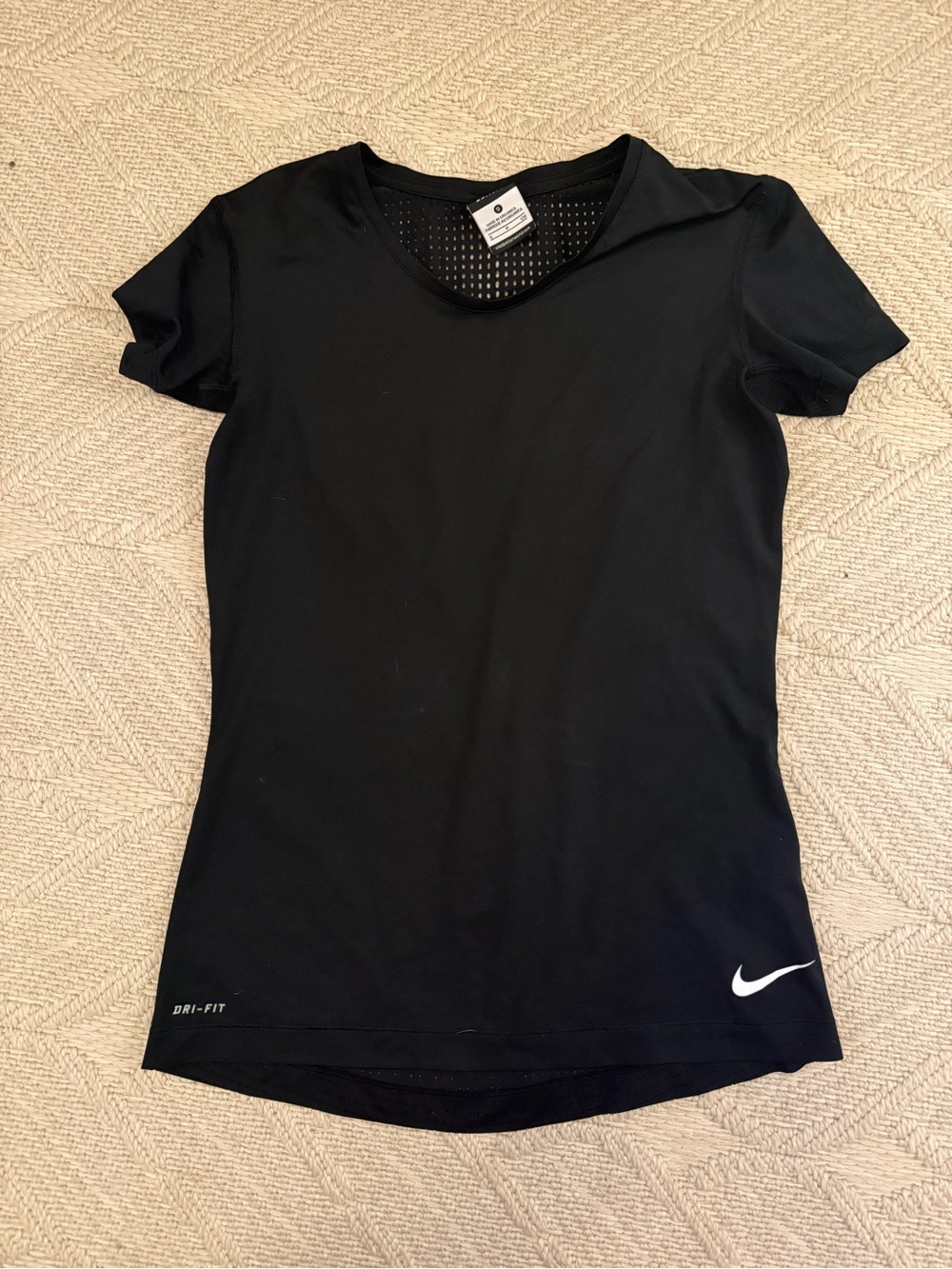 Nike Black Dri-FIT Short Sleeve Performance Tee